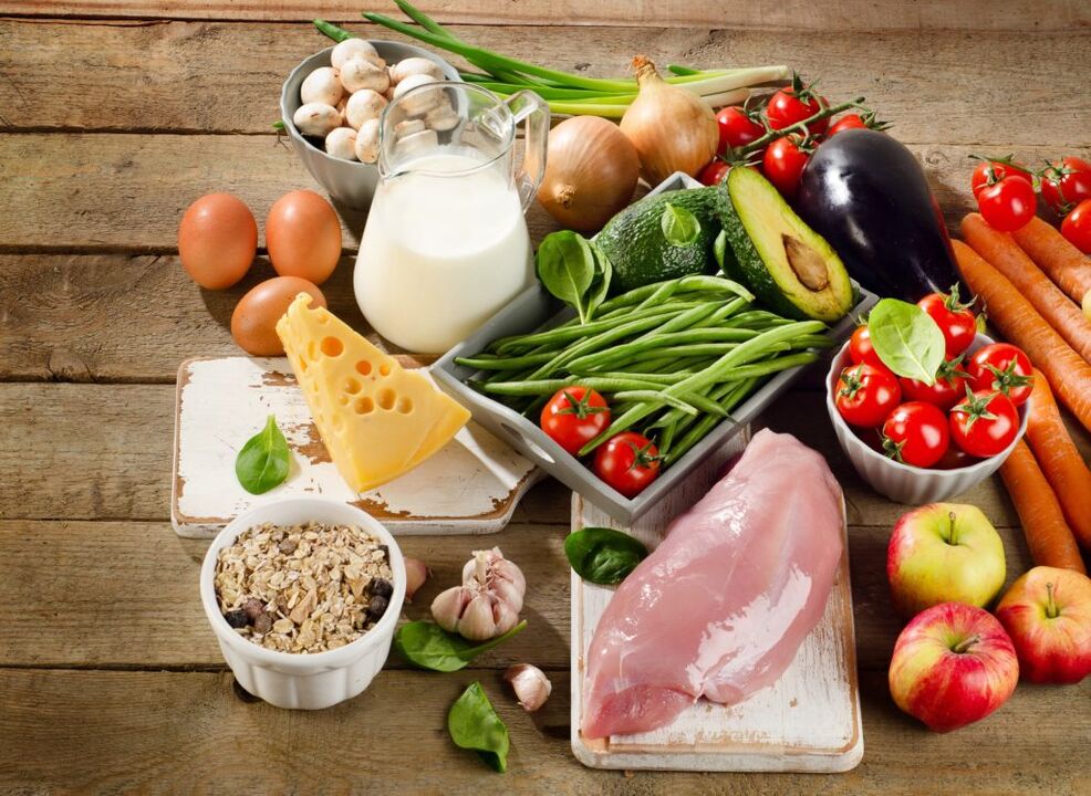 Die Vielfalt der Produkte, die für Menschen mit Gastritis nach der Diät Tabelle 6 zugelassen sind
